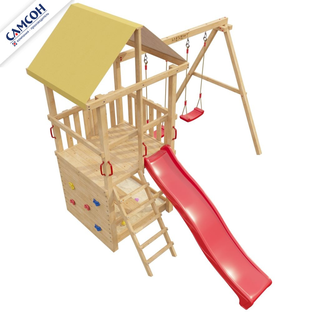 Детская игровая деревянная площадка 6-й Элемент - фото 5 - id-p51549774