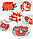 Ролики квады 4-х колесные раздвижные красные, фото 2