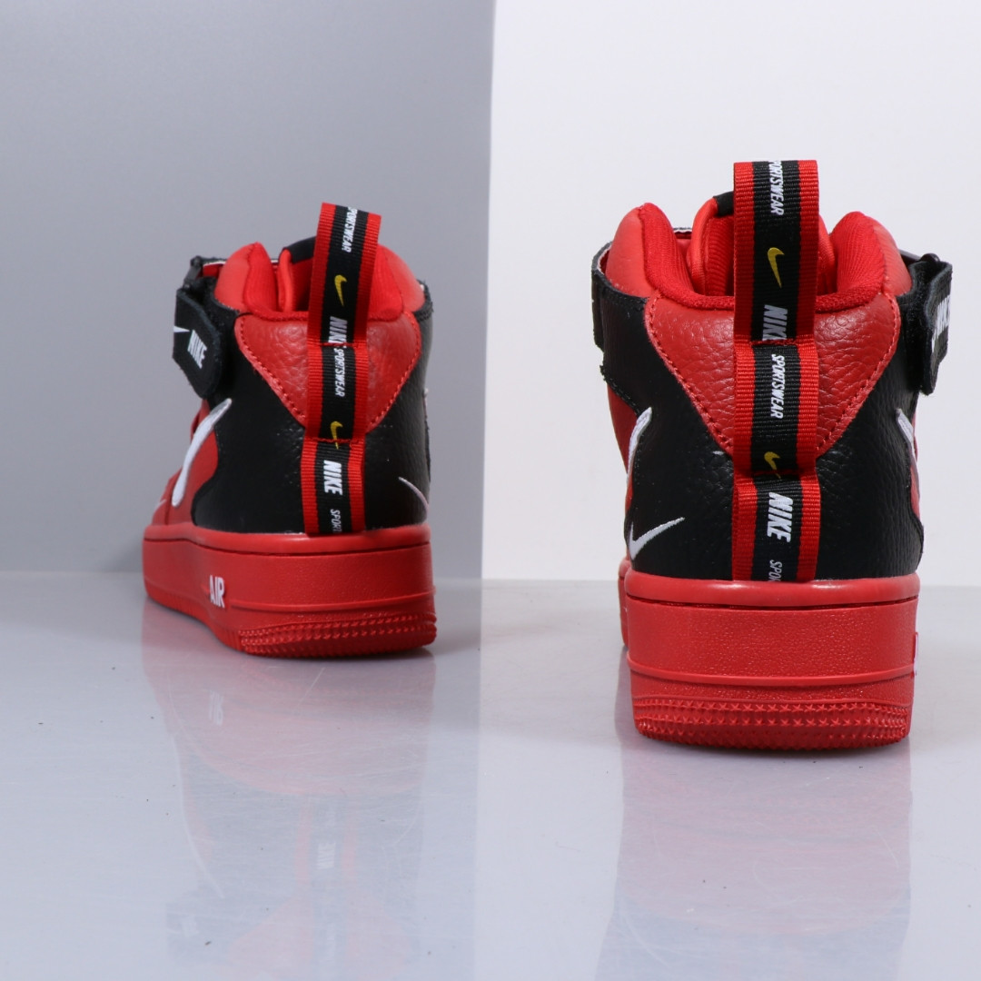 Nikе Air Force 1 Utility Mid "Red" (36-45) - фото 6 - id-p63180427