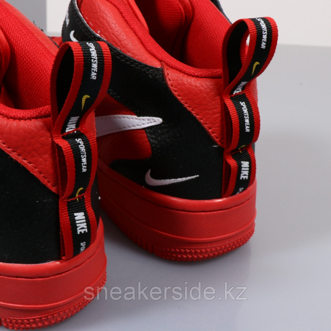 Nikе Air Force 1 Utility Mid "Red" (36-45) - фото 2 - id-p63180427