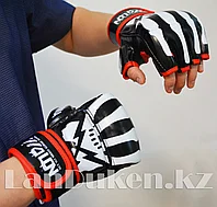Перчатки MMA (шингарты) WOLON скелет 10 OZ (черные)