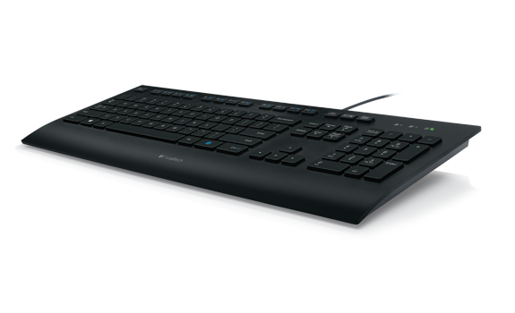Logitech 920-005215 Клавиатура проводная K280e Corded Keyboard Black USB - фото 3 - id-p63180624