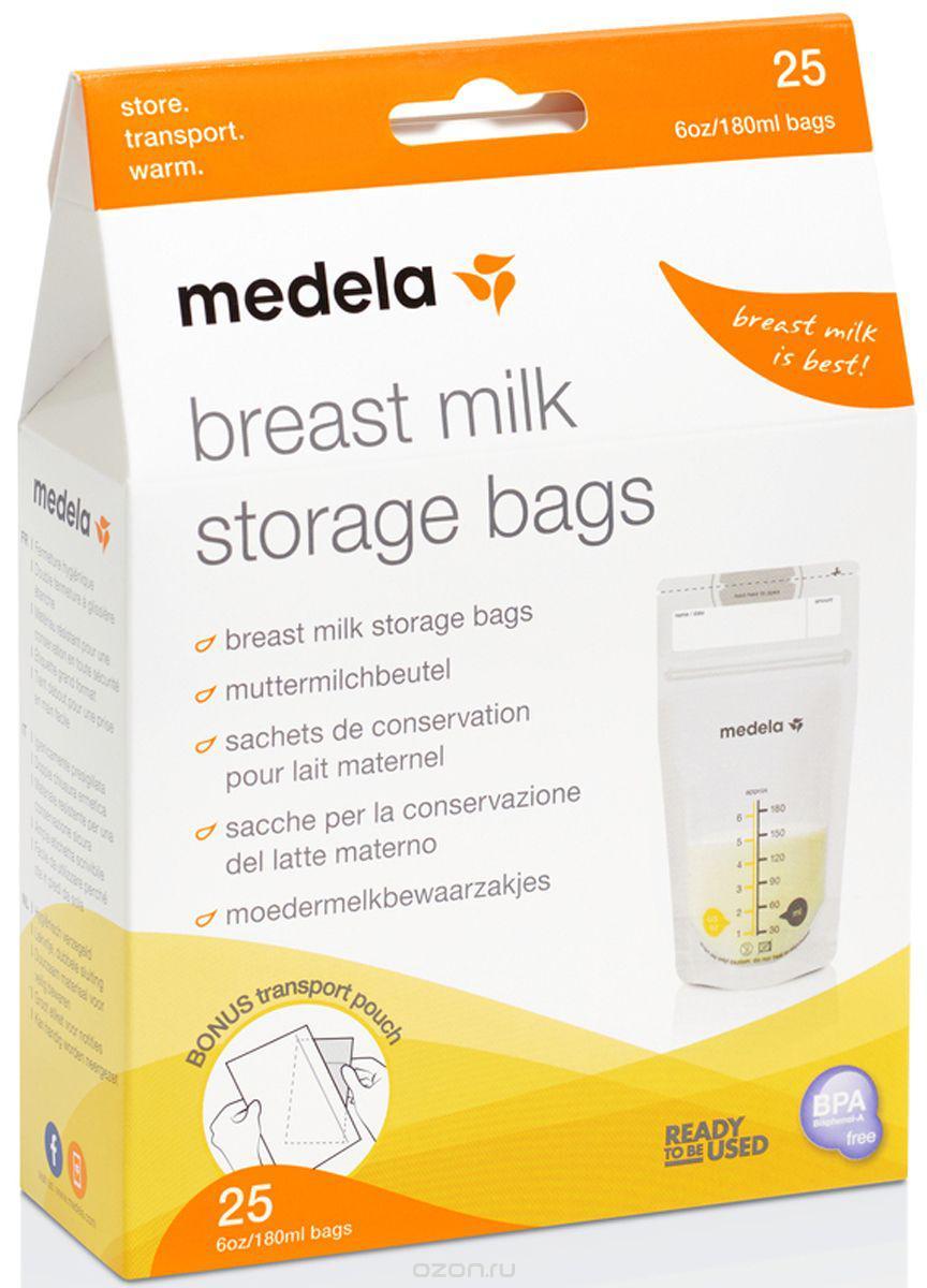 MEDELA Пакеты для хранения молока, Breastmilk storage bags. 25 шт - фото 2 - id-p63181017