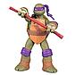 Фигурка Ninja Turtles(Черепашки Ниндзя) Технологичный Донни 12см, фото 4