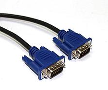 VGA Cable 15m/15m 1.5m  черный с синими разъёмами