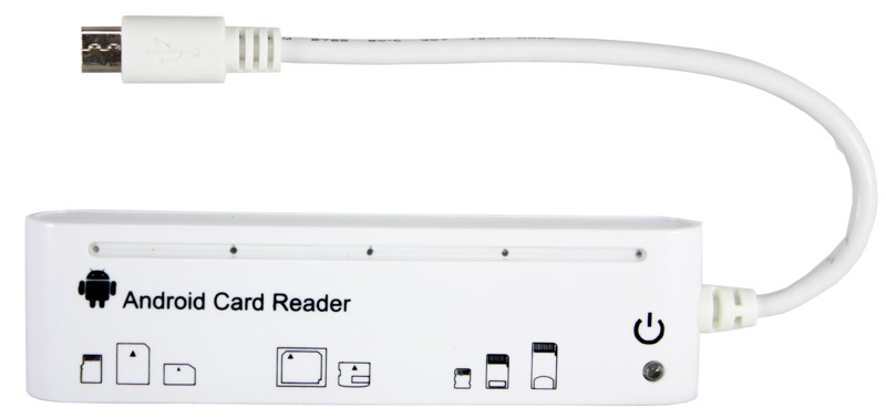 Кард-ридер PowerPlant 5-ти слотный Android Micro USB