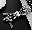 USB кабель для телефона 3 в 1 Type-C + micro usb + lightning, фото 3