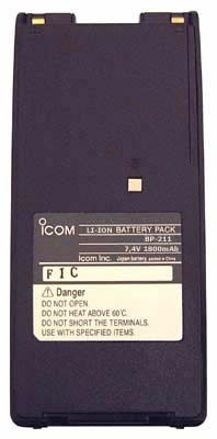 Аккумулятор BP-211Li Li-ion (7,4V-2,0A/H) для icom IC-F11/F2/F3GT(GS)/F4GT(GS)