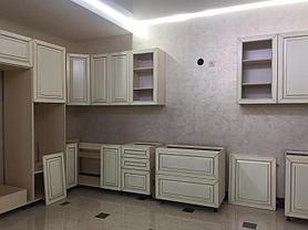 Кухонный гарнитур мдф крашенный со столешницей из искусственного камня, фото 3
