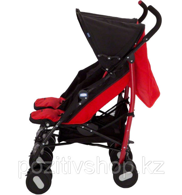 Прогулочная коляска для двойняшек Chicco Echo Twin Stroller (Garnet) - фото 2 - id-p63195017