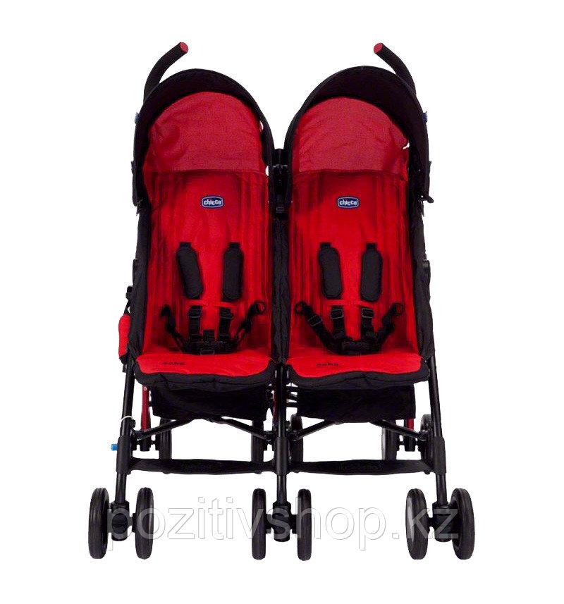 Прогулочная коляска для двойняшек Chicco Echo Twin Stroller (Garnet) - фото 3 - id-p63195017
