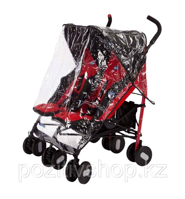 Прогулочная коляска для двойняшек Chicco Echo Twin Stroller (Garnet) - фото 5 - id-p63195017