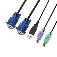 Cable SVGA 15m/15m (for KVM - switch box), SHIP, 1,8М