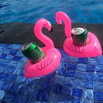 Подставка-круг надувная для напитков «Фламинго», фото 2