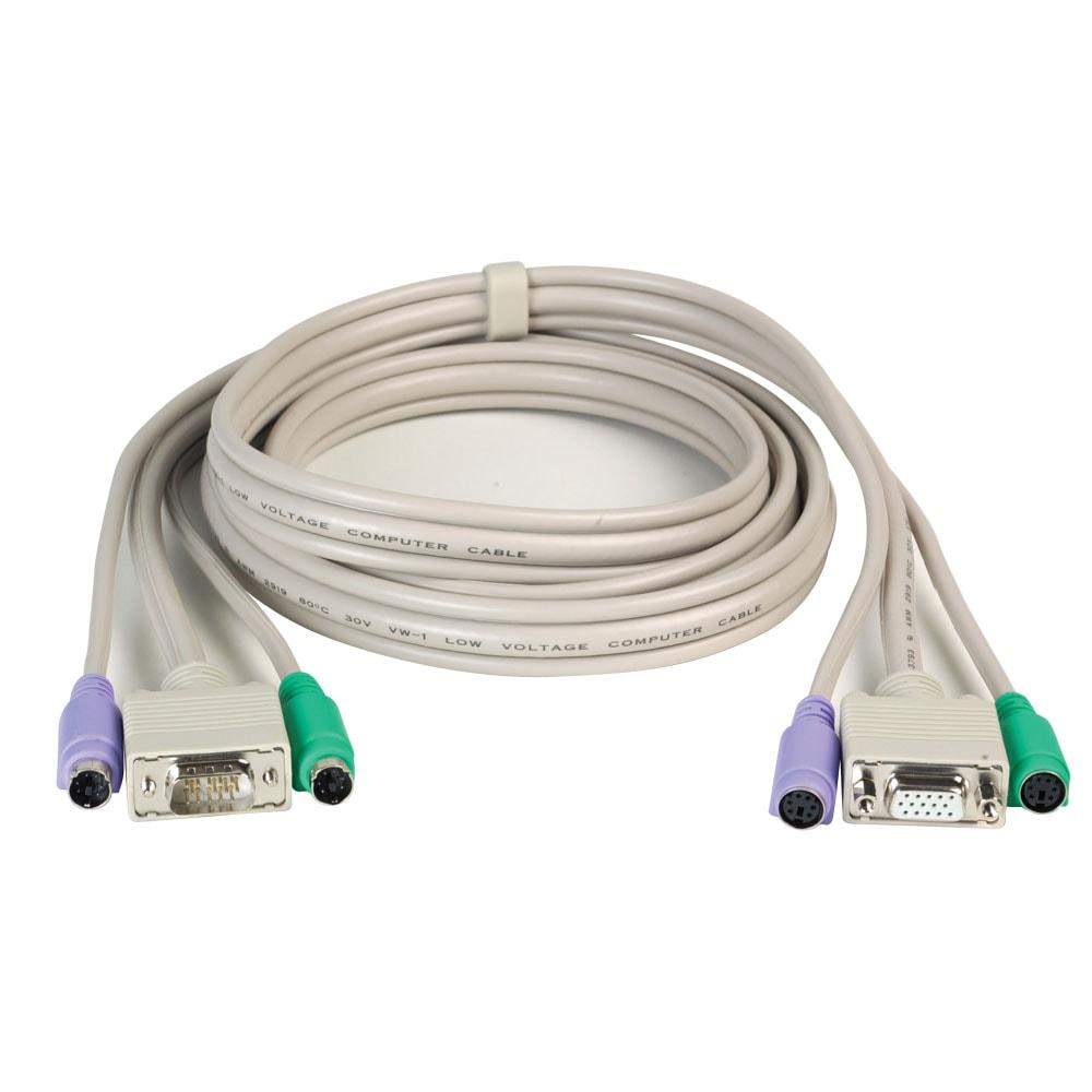 Cable SVGA+keyboard+mouse PS/2 m-m (for KVM - switch box), 1.8m - фото 1 - id-p57368691