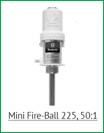 Поршневой пневмонасос для смазки Mini Fire-Ball 225, 50:1 - фото 1 - id-p4697041