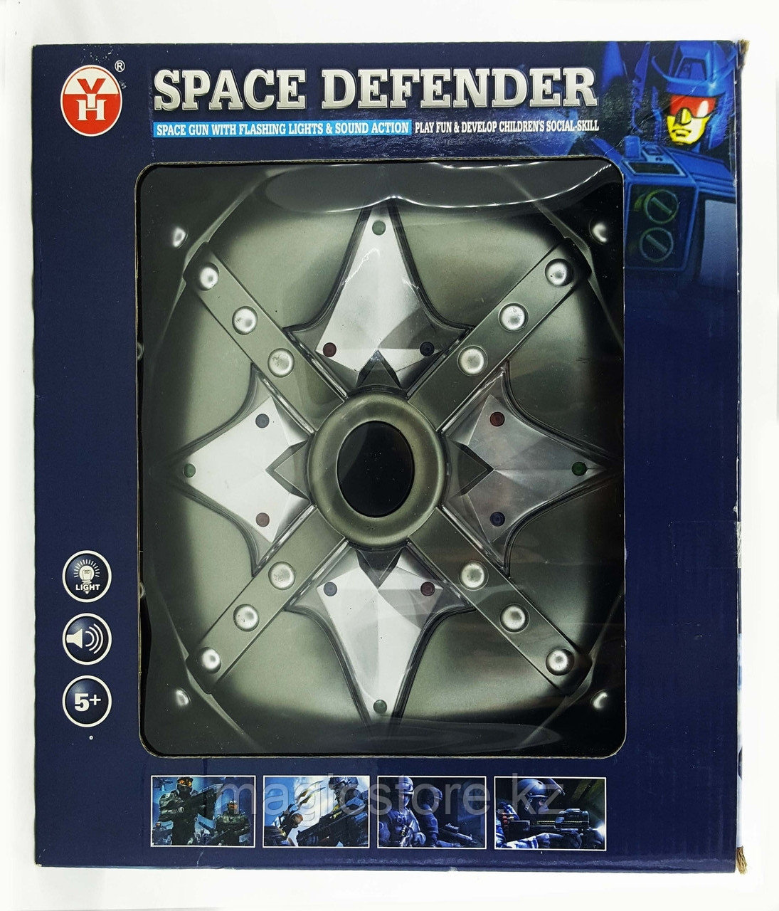 Space Defender Щит, Космическое оружие, Световые и звуковые эффекты YH3107-29 - фото 2 - id-p51628548