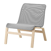 Кресло НОЛЬМИРА серый ИКЕА, IKEA