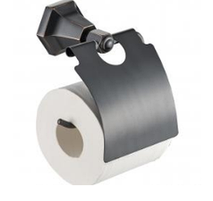 Бумагодержатель с крышкой OUTE TG2305 чёрная бронза  ***