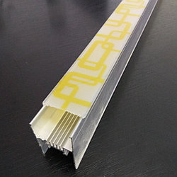 Световые золотистые линии для натяжных потолков