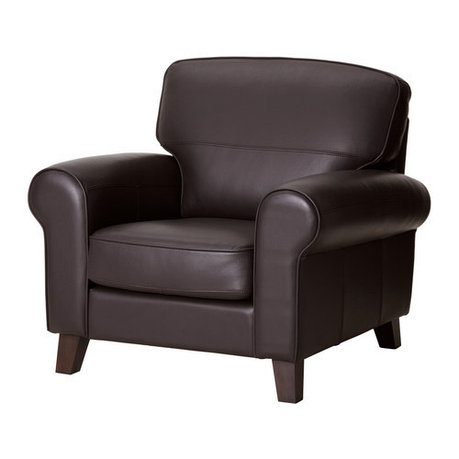 Кресло ЮСТАД темно-коричневый ИКЕА, IKEA, фото 2