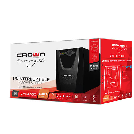 Источник бесперебойного питания UPS Crown-CMU-650X, фото 2