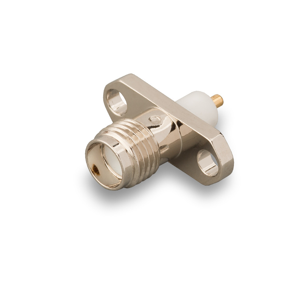 Разъем S-2452 SМА(female) крепление на 2 винта, пайка, фото 1