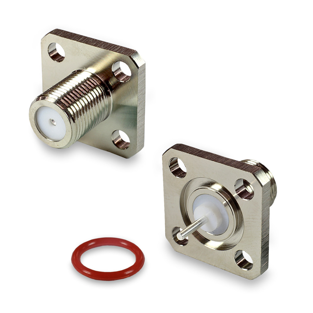 Разъем F(female) - фланец P245, фото 1