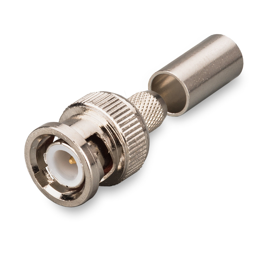 HYR-0105C разъем BNC(штекер, male) RG-6U обжим (GB-105C) (BNC-7001C) (BNC-C6P), фото 1