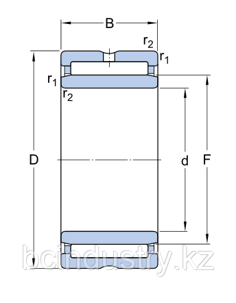 NKI 100/30    подшипник SKF