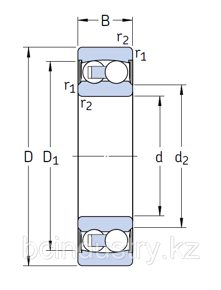 2201 E- 2RS1TN9 подшипник SKF