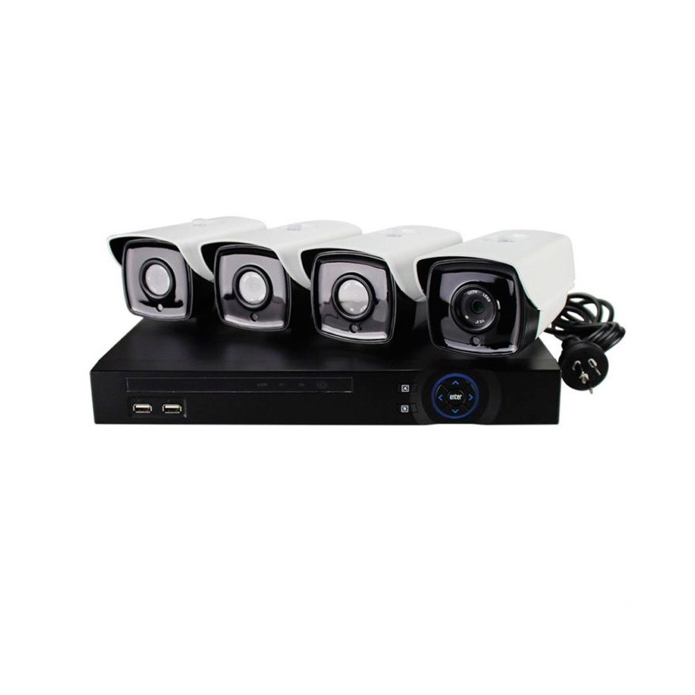 Комплект 4 уличные камеры 2 Мп 6 мм и регистратор - PLC2004A1S200