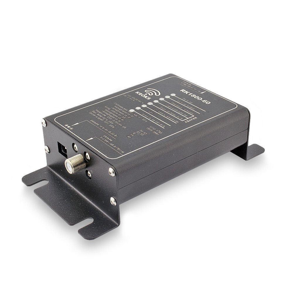 Репитер GSM сигнала 1800 МГц, усилением 60 дБ KROKS RK1800-60F, фото 1