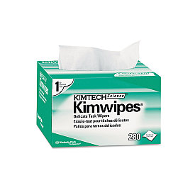 Салфетки безворсовые, Kimtech-kimwipes, для очистки волоконно-оптических коннекторов ( в упаковке 280шт)