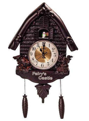 Часы настенные кварцевые под старину с кукушкой Fairy's Castle - фото 1 - id-p63270790