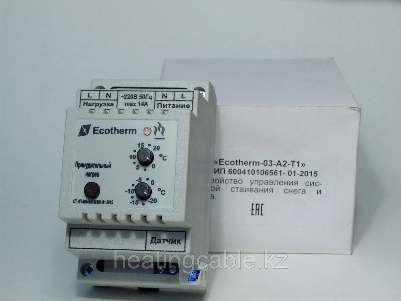 Терморегулятор ECOTHERM-03-A2-T1 - фото 1 - id-p49099469