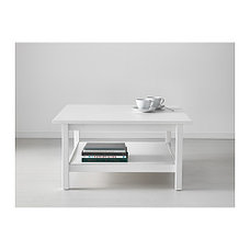Стол журнальный ХЕМНЭС белая морилка ИКЕА, IKEA, фото 4
