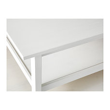 Стол журнальный ХЕМНЭС белая морилка ИКЕА, IKEA, фото 5
