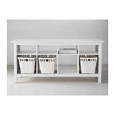 Стол консольный ХЕМНЭС белая морилка ИКЕА, IKEA , фото 2