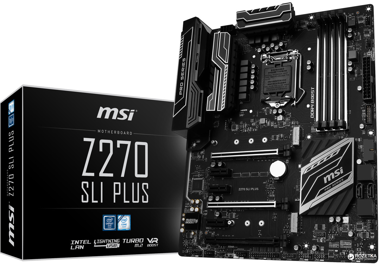 Материнская плата MSI Z270 SLI PLUS