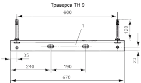 Траверсы тн 9 чертеж