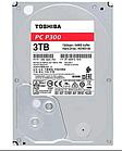 Жесткий диск HDD 3000 Gb Toshiba (HDWD130UZSVA), 3.5", 64Mb, SATA III