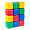 Набор цветных кубиков, 12 штук 12 × 12 см, фото 2