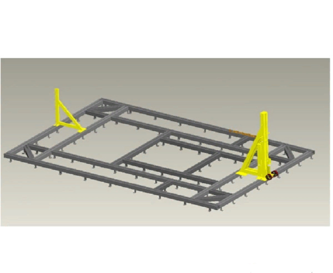 рама под подъемник т4. рама полуприцепа кроне. стапель siver t чертежи. рама для напольного стапеля. усиление пола фургона.