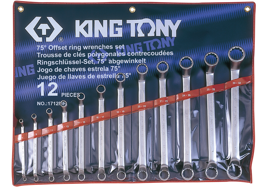 Набор накидных ключей KING TONY 1712MR (12 предметов)