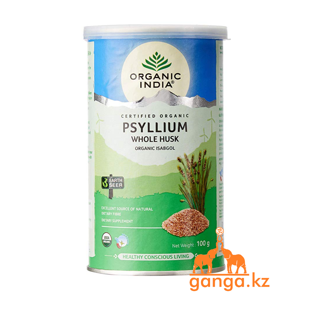 Псиллиум (Organic Whole Husk Psyllium ORGANIC INDIA), 100гр. - фото 2 - id-p51097085