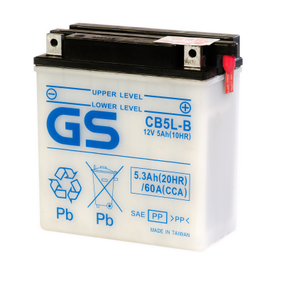 Аккумулятор GS Yuasa CB5L-B (+acidpack, в комплекте с электролитом), фото 2