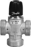 Клапан термостатический смесительный Danfoss TVM-H - 1" (НР, PN10, регулировка 30-70°С, kvs 1.9)