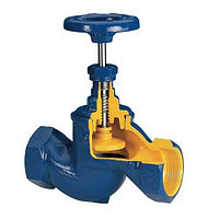Клапан запорный BROEN V201 - 1"1/2 (ВР/ВР, PN16, Tmax-200°С, чугун, графитовое уплотнение)