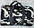 Сумка спортивная дорожная камуфляжная с плечевыми ремнями темно-зеленая, фото 2